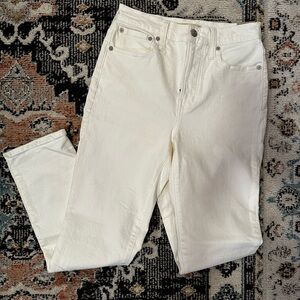 NWT Madewell The Perfect Vintage Jean White
